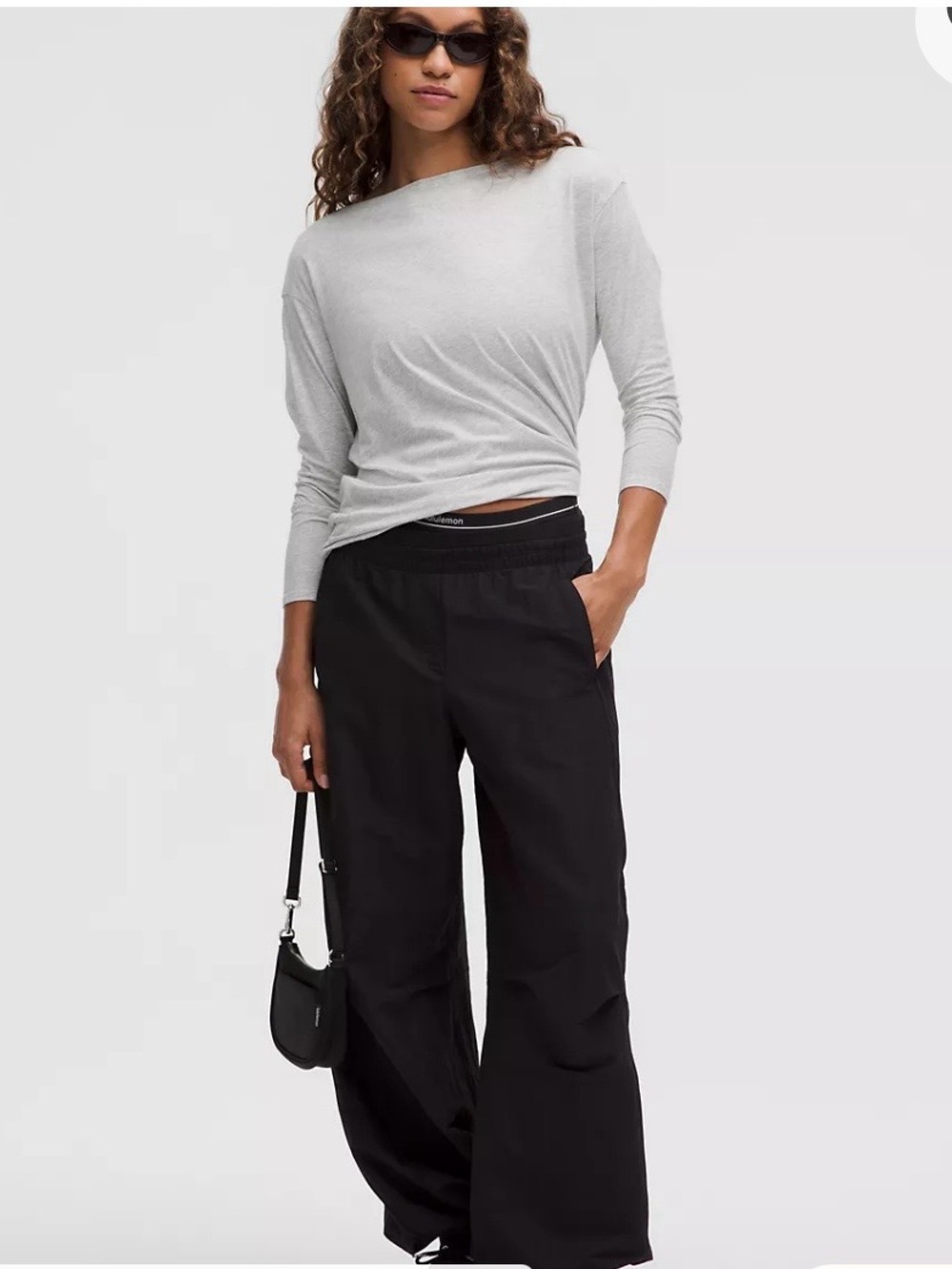 lululemon Back in Action
Light Gray Long Sleeve Top Size 2 (stock pic)